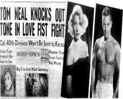 Barbara fell in love with Tom Neal and proposed hi Barbara fell in love with Tom Neal and proposed him, however, she was already engaged with Franchot Tone. She became romantically involved with Neal w